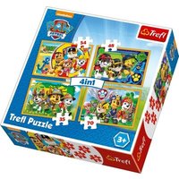 TREFL 34307 Puzzle 4 in 1 PAW Patrol von Trefl