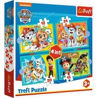 TREFL 34346 Paw Patrol Puzzles 4-in-1 von Trefl