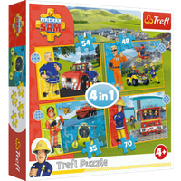 TREFL 34387 Puzzle Feuerwehrmann Sam Brave Fireman Sam von Trefl