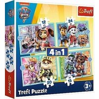 TREFL 34394 4 in 1 Puzzle 12,15, 20, 24 Teile - PAW Patrol / Der Film von Trefl