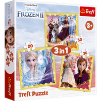 TREFL 34847 3-in-1-Puzzle - Frozen2 von Trefl