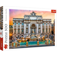 TREFL 37292 Puzzle 500 - Fontanna de Trevi, Rom von Trefl