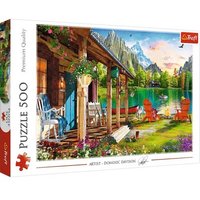 TREFL 37408 Puzzle 500 Teile - Haus in den Bergen von Trefl