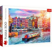 TREFL 37428 Puzzle 500 - Amsterdam,. Niederlande von Trefl