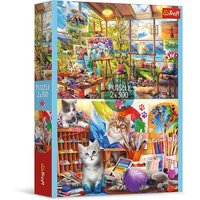 TREFL 37530 Puzzle 2 x 500 Teile Die Kunst der Malerei TREFL 37530 Puzzle 2 x 500 Teile Die Kunst der Malerei von Trefl