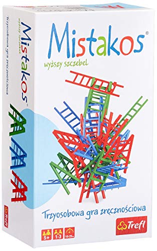 Trefl, Mistakos, Höheres Sprossen, Geschicklichkeitsspiel, Familien-Spiel, 24 Leitern, Verschiedene Formen, Turm Bauen, Bauwerke Bauen, Leiternturm, Mischen Sets, Familienspiel für Kinder ab 5 Jahren Trefl, Mistakos, Höheres Sprossen, Geschicklichkeitsspiel, Familien-Spiel, 24 Leitern, Verschiedene Formen, Turm Bauen, Bauwerke Bauen, Leiternturm, Mischen Sets, Familienspiel für Kinder ab 5 Jahren von Trefl