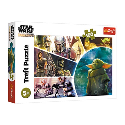 Trefl, Puzzle, Baby Yoda, 100 Teile, Lucasfilm Star Wars, für Kinder ab 5 Jahren von Trefl