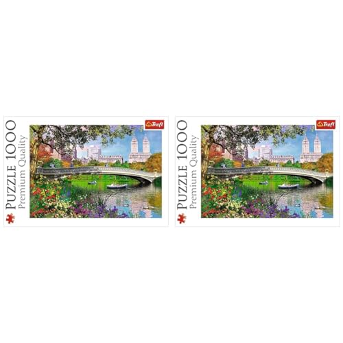 Trefl, Puzzle, Central Park, New York, 1000 Teile, Premium Quality, für Erwachsene und Kinder ab 12 Jahren (Packung mit 2) von Trefl