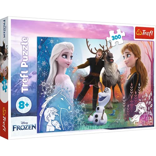 Trefl, Puzzle, Magische Zeit, Disney Frozen 2, 300 Teile, für Kinder ab 8 Jahren von Trefl