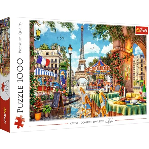 Trefl 10622 Pariser Morgen 1000 Teile, Premium Quality, für Erwachsene und Kinder ab 12 Jahren Puzzle von Trefl