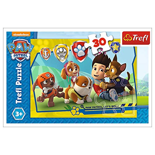 Trefl, Puzzle, Ryder und Freunde, PAW Patrol, 30 Teile, für Kinder ab 3 Jahren von Trefl