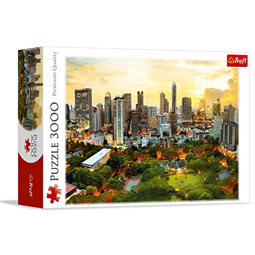 Trefl, Puzzle, Sonnenuntergang in Bangkok, 3000 Teile, Premium Quality, für Erwachsene und Kinder ab 15 Jahren von Trefl