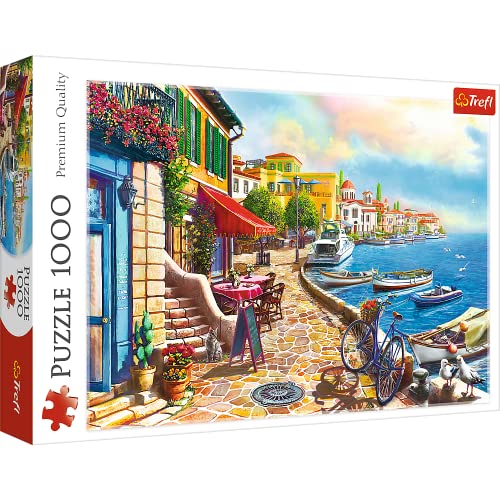 Trefl, Puzzle, Sonniger Boulevard, 1000 Teile, Premium Quality, für Erwachsene und Kinder ab 12 Jahren von Trefl