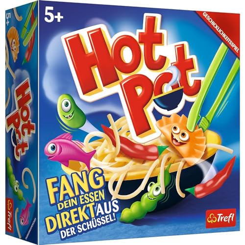 Trefl 02189 Games2 Geschicklichkeitsspiel, Familienspiel für Kinder ab 5 Jahren Game Hot Pot von Trefl