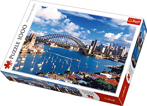 Trefl 10206 1000 Teile, Premium Quality, für Erwachsene und Kinder ab 12 Jahren Puzzle, Farbig, Port Jackson Sydney Trefl 10206 1000 Teile, Premium Quality, für Erwachsene und Kinder ab 12 Jahren Puzzle, Farbig, Port Jackson Sydney von Trefl