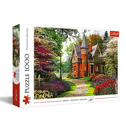 Trefl, Puzzle, Viktorianisches Haus, 1000 Teile, Garten, Nature, Viktorianische Architektur, Anspruchsvoll Puzzlespiele, Stressabbau, Jigsaw Klassische Puzzle für Erwachsene und Kinder ab 12 Jahren von Trefl