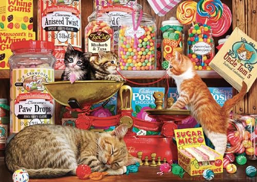 Trefl 10630 Puzzle, Süße Katzen, 1000 Teile, für Kinder ab 12 Jahren von Trefl