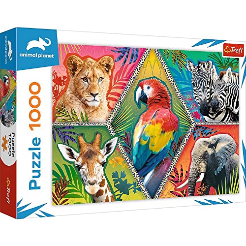 Trefl, Puzzle, Exotische Tiere, 1000 Teile, Premium Quality, für Erwachsene und Kinder ab 12 Jahren von Trefl