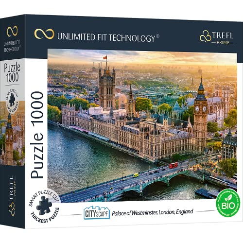 UFT Puzzle 1000 - Cityscape: Westminsterpüalast, London, England von Trefl