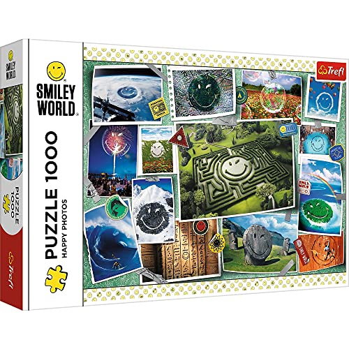 Trefl 10726 1000 Elemente Collage, Lächeln, DIYPuzzle, kreative Unterhaltung, Spaß, Klassische Puzzles für Erwachsene und Kinder ab 12, Smiley World, Fröhliche Bilder von Trefl