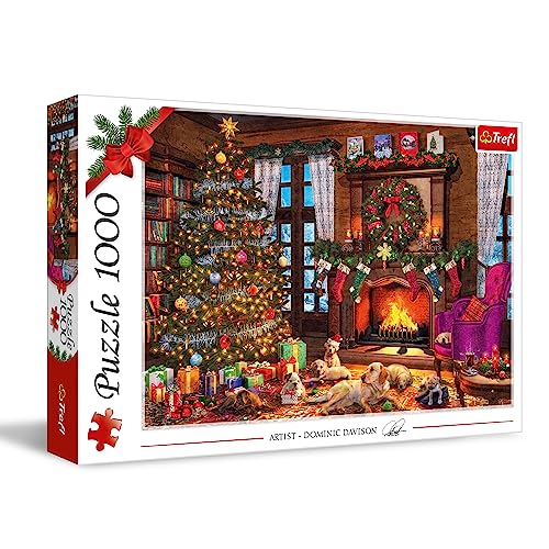 Trefl - Weihnachten kommt -Puzzle 1000 Elemente - Weihnachtspuzzle, Weihnachtszauber, klassisches Puzzle für Erwachsene und Kinder ab 12 Jahren von Trefl