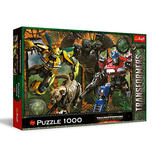 Trefl - Transformers: Rise of The Beasts - Puzzle 1000 Elemente - Puzzle mit Filmfiguren, kreative Beschäftigung, klassisches Puzzle für Erwachsene und Kinder ab 12 Jahren von Trefl