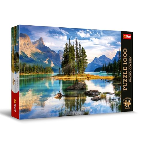 Trefl 10826 Premium Plus Quality-Puzzle Photo Odyssey Spirit Island, Kanada-1000 Elemente, Einzigartige Fotoserie, Ideale Anpassung der Teile, für Erwachsene und Kinder ab 12 Jahren, Mehrfarben von Trefl