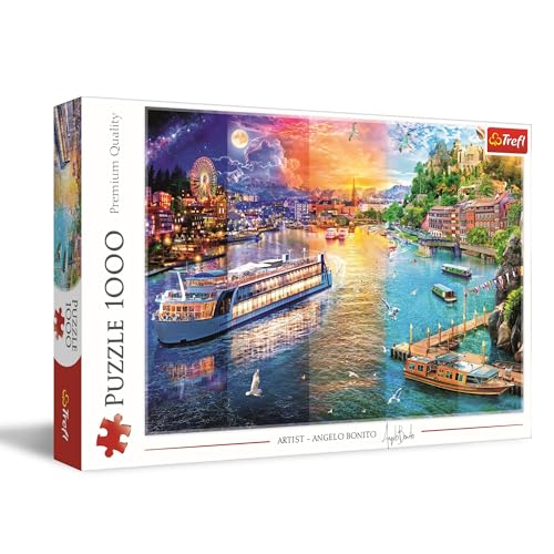 Puzzle 1000 Flussfahrt von Trefl