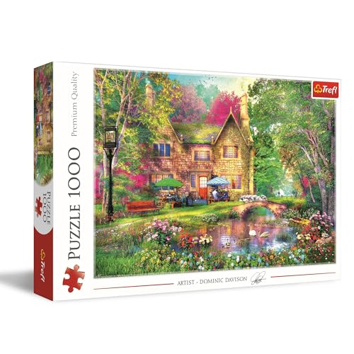 Trefl 10861 Waldparadies 1000 Teile-DIY-Puzzle, Gemaltes Bild, kreative Unterhaltung, für Erwachsene und Kinder ab 12 Jahren, Mehrfarbig von Trefl