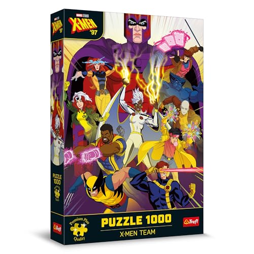 Trefl Premium Plus Quality - Puzzle Marvel: X-Men Team - 1000 Elemente, Puzzle-Serie mit Lieblingshelden, Ideale Anpassung der Teile, für Erwachsene und Kinder ab 12 Jahren von Trefl