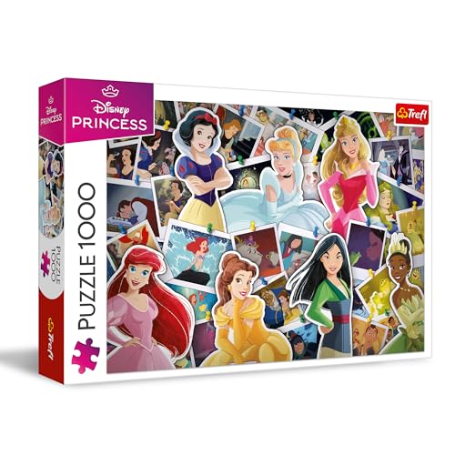 Trefl 10905 Prinzessinnen 1000 Teile-Puzzle mit Disney-Heldinnen, für Erwachsene und Kinder ab 14 Jahren, Mehrfarbig von Trefl