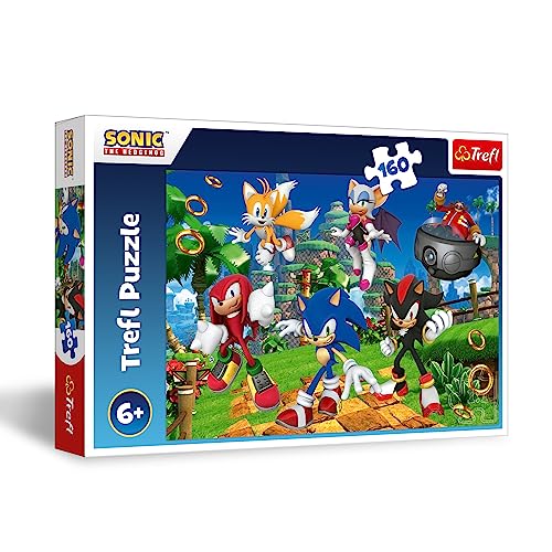 Trefl 15421 Sonic The Hedgehog Kinderpuzzle, Mehrfarbig von Trefl