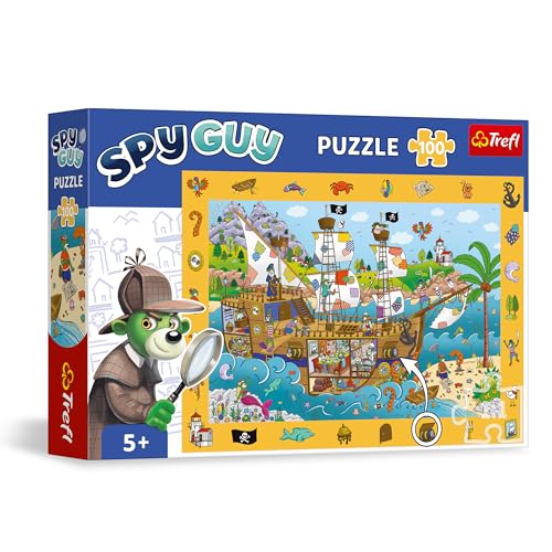Observation/Beobachtungs Puzzle 100 - Spy Guy - Piratenschifft Observation/Beobachtungs Puzzle 100 - Spy Guy - Piratenschifft von Trefl