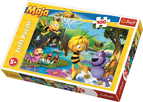 Trefl TR16361 Biene Maja und Freunde, Maya the Bee 100 Teile, für Kinder ab 5 Jahren Puzzle, Farbig von Trefl