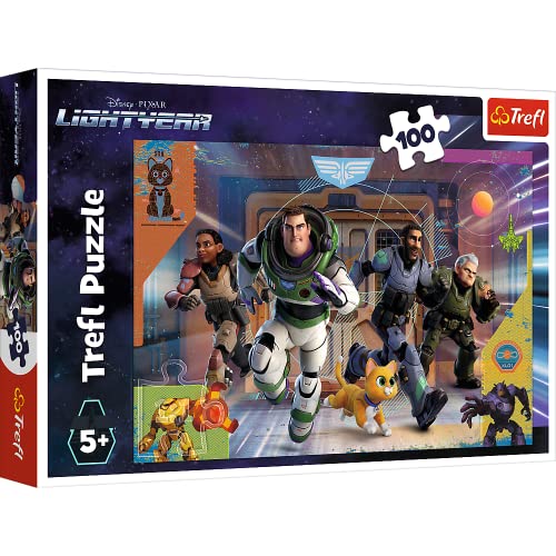 Trefl 16433 100 Teile, Bunte Puzzles mit Märchenfiguren, kreative Unterhaltung, Spaß für Kinder ab 5 Jahren, Lightyear Der unglaubliche Buzz Lightyear von Trefl