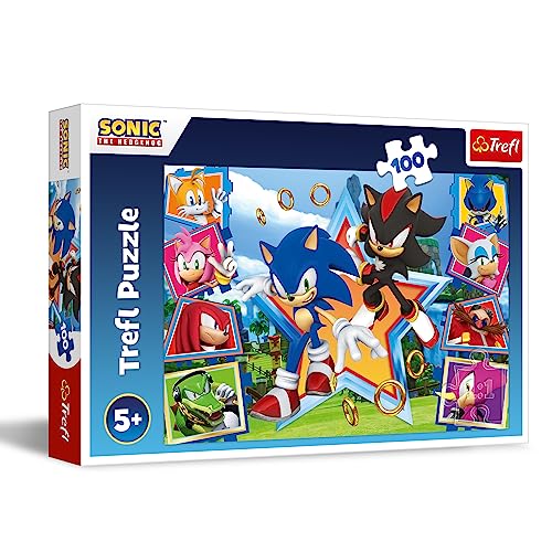 Trefl 16465 Sonic The Hedgehog Kinderpuzzle, Mehrfarbig von Trefl