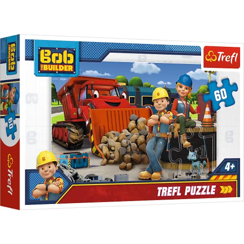 Trefl, Puzzle, Bob und Wendy, Bob the Builder, 60 Teile, für Kinder ab 4 Jahren von Trefl