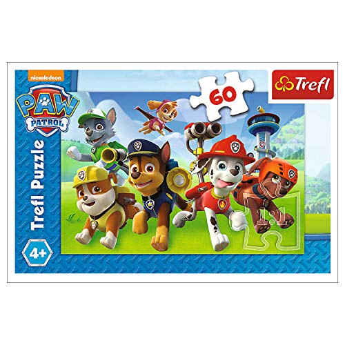 Trefl 916 17321 60pcs Paw Patrol Puzzle, Multi-Colored von Trefl