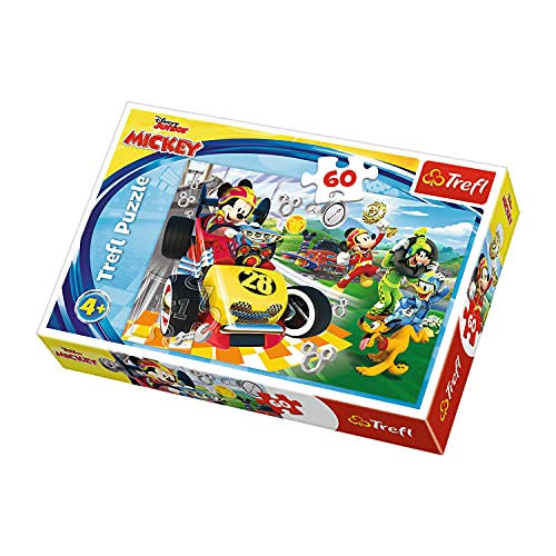 Trefl 17322 Kundgebung mit Freunden, Disney Mickey Mouse and Friends 60 Teile, für Kinder ab 4 Jahren Puzzle von Trefl