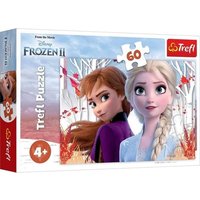 Trefl 17333 - Disney, Frozen 2, Zauberhafte Welt von Elsa und Anna, Puzzle, 60 Teile von Trefl S.A.