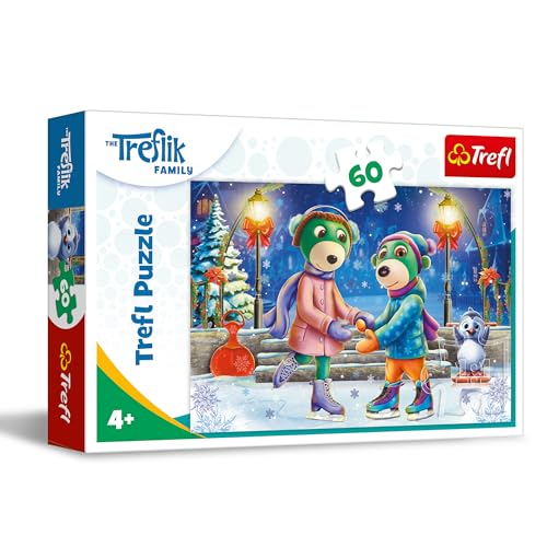 Trefl 17383 The Treflik Family, Winter bei den Trefliks Kinderpuzzle, Mehrfarbig von Trefl