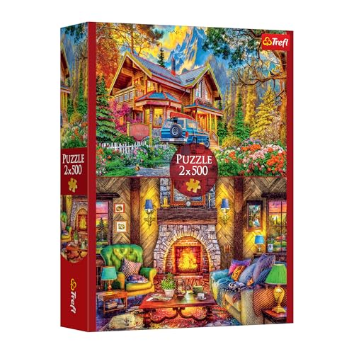 Trefl – 2-in-1-Puzzle: Bergtour – 2 x 500 Teile – Set mit Zwei Puzzles, zum Selbermachen, kreative Unterhaltung, für Erwachsene und Kinder ab 10 Jahren Trefl – 2-in-1-Puzzle: Bergtour – 2 x 500 Teile – Set mit Zwei Puzzles, zum Selbermachen, kreative Unterhaltung, für Erwachsene und Kinder ab 10 Jahren von Trefl