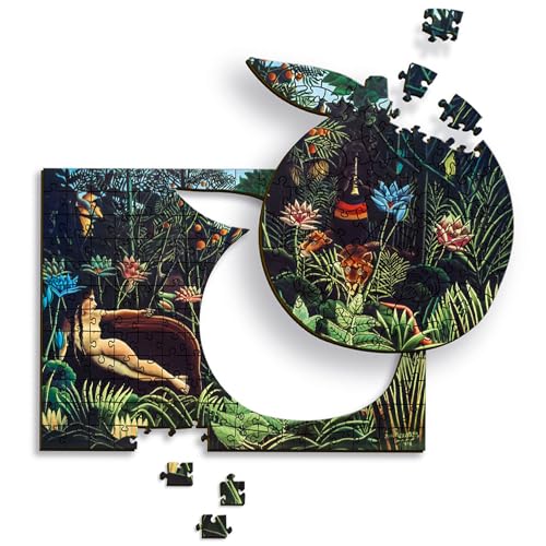 Trefl - Holzpuzzle: Der Traum, Henri Rousseau - 200 Puzzleteile, Künstlerisches Puzzle Wooden Puzzle, Berühmte Bilder, Bekannte Künstler, für Erwachsene und Kinder ab 9 Jahren von Trefl