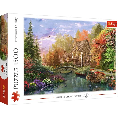 Trefl 26136 Puzzle, Haus am See, 1500 Teile, für Kinder ab 12 Jahren von Trefl