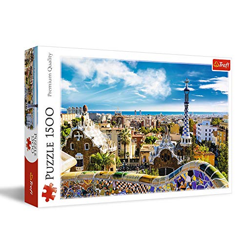 Trefl 26147 Puzzle, Park Güell, Barcelona, 1500 Teile, Spanien, Premium Quality, für Kinder ab 12 Jahren von Trefl