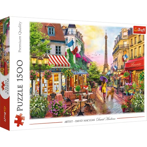 Trefl, Puzzle, Charme von Paris, 1500 Teile, Premium Quality, für Erwachsene und Kinder ab 12 Jahren, Farbig von Trefl