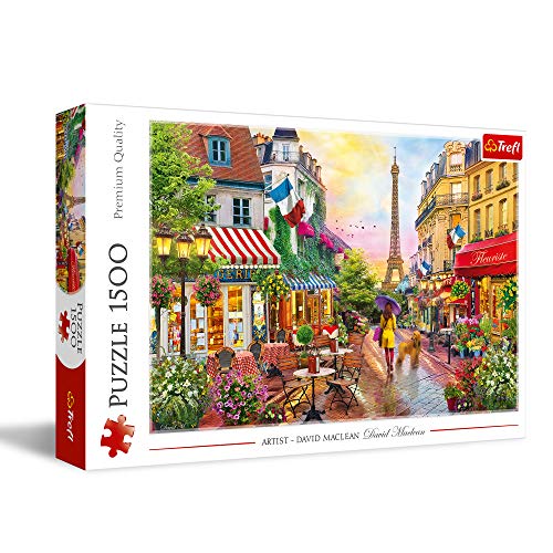 Trefl, Puzzle, Charme von Paris, 1500 Teile, Premium Quality, für Erwachsene und Kinder ab 12 Jahren, Farbig von Trefl