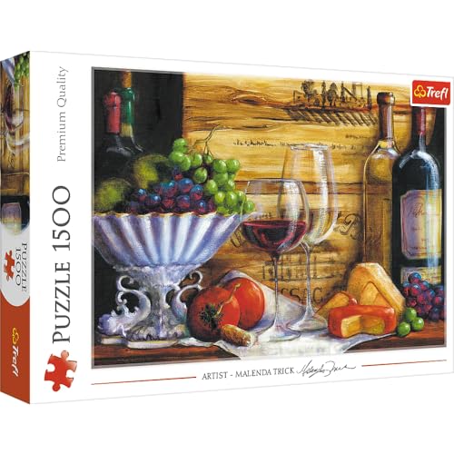 Trefl, Puzzle, Im Weinberg, 1500 Teile, Premium Quality, für Erwachsene und Kinder ab 12 Jahren von Trefl