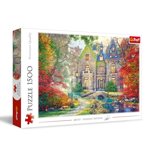 Trefl - Herbstliches Herrenhaus - Puzzle 1500 Elemente - DIY-Spiel, Kreative Unterhaltung, Spaß, Klassisches Puzzle für Erwachsene und Kinder ab 12 Jahren von Trefl