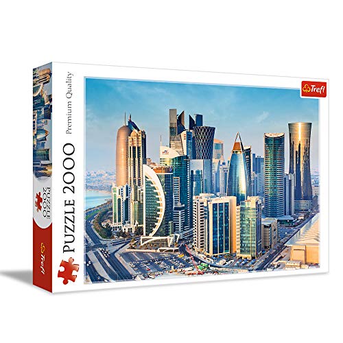 Trefl 27084 2000 Teile, Premium Quality, für Erwachsene und Kinder ab 12 Jahren Puzzle Doha, Katar, Farbig von Trefl